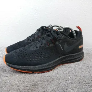 Nike Shield Zoom Winflo 4 Mens 8 Running Shoes Black Low Top Sneaker 921704-001