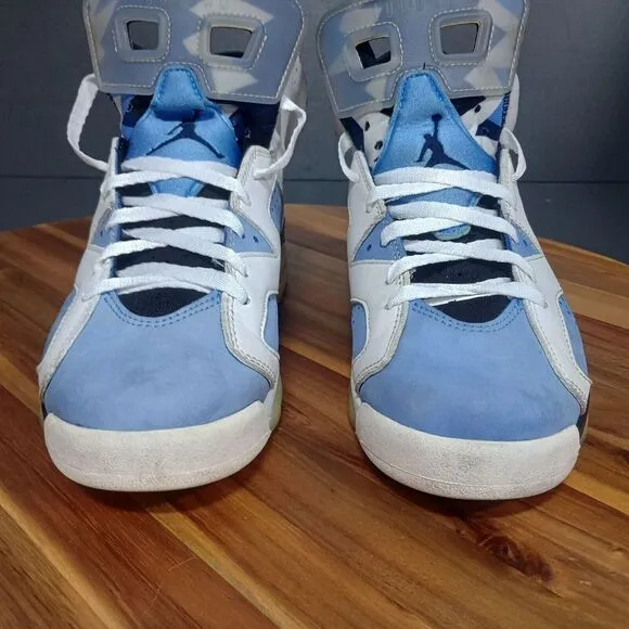 Nike Shoes Air‎ Jordan 6 VI Retro UNC Sneakers Univ Blue Wht CT8529-410 Men Sz 8