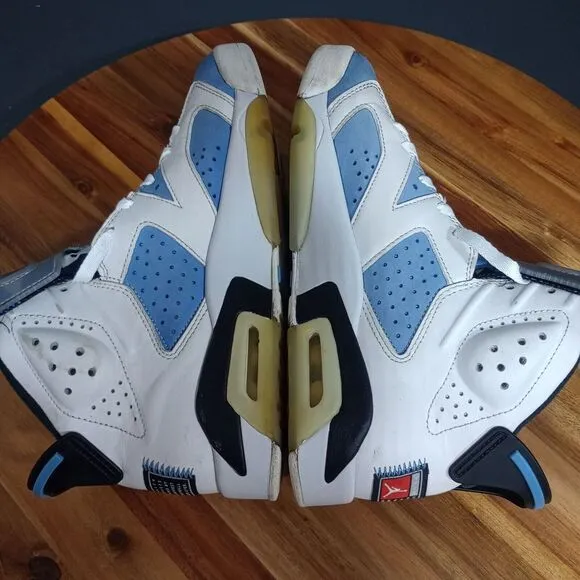 Nike Shoes Air‎ Jordan 6 VI Retro UNC Sneakers Univ Blue Wht CT8529-410 Men Sz 8