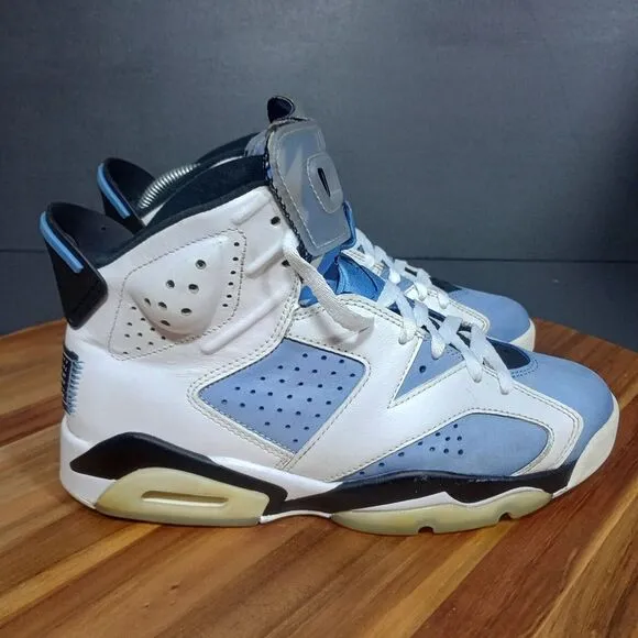Nike Shoes Air‎ Jordan 6 VI Retro UNC Sneakers Univ Blue Wht CT8529-410 Men Sz 8
