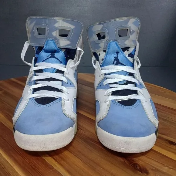 Nike Shoes Air‎ Jordan 6 VI Retro UNC Sneakers Univ Blue Wht CT8529-410 Men Sz 8