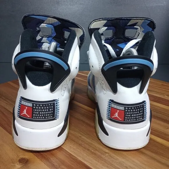 Nike Shoes Air‎ Jordan 6 VI Retro UNC Sneakers Univ Blue Wht CT8529-410 Men Sz 8