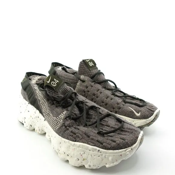 Nike Space Hippie 04 Running Shoes Cargo Khaki CD3476-300 Womens Size 10