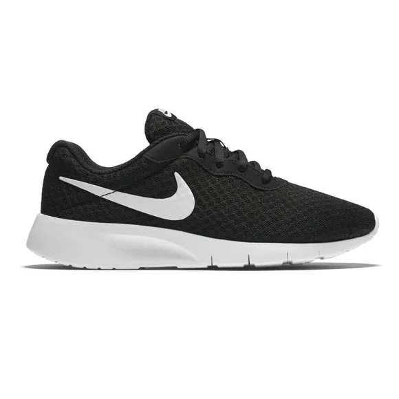 Nike Tanjun (GS) Black White Grade School Kids Running Shoes 818381 011