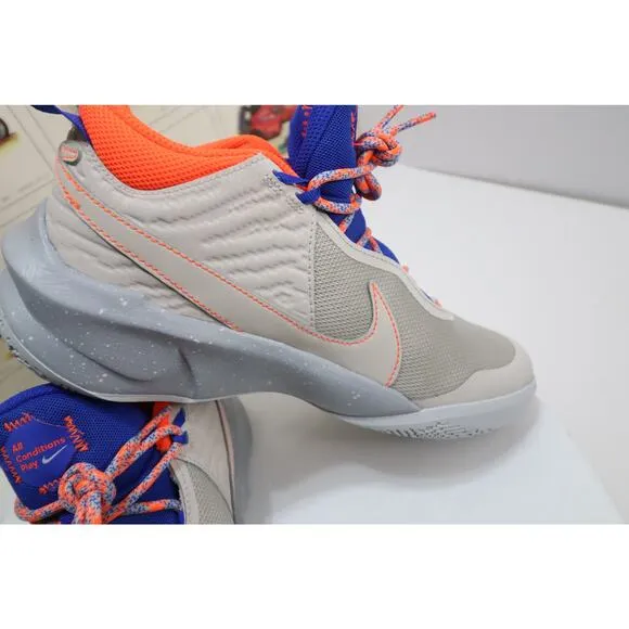 Nike Team Hustle D 10 Desert Sand Boys Size 7Y CZ4179-001