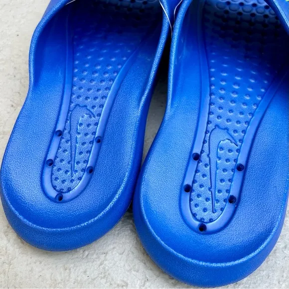 NIKE VICTORI ONE SHOWER SLIDE ROYAL BLUES NEONS WATERPROOF