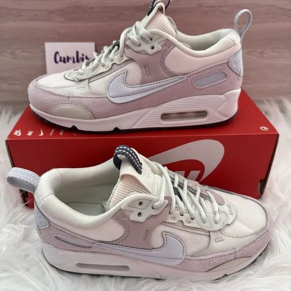 Nike W Air Max 90 Futura Women's Sz 5.5- Men's 4 Ivory Casual Shoes DM9922106