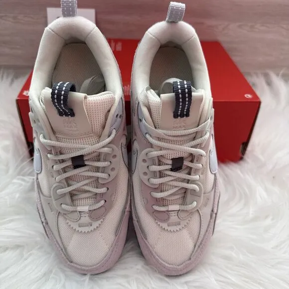 Nike W Air Max 90 Futura Women's Sz 5.5- Men's 4 Ivory Casual Shoes DM9922106