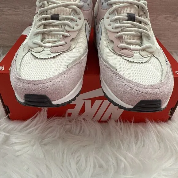 Nike W Air Max 90 Futura Women's Sz 5.5- Men's 4 Ivory Casual Shoes DM9922106