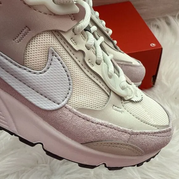 Nike W Air Max 90 Futura Women's Sz 5.5- Men's 4 Ivory Casual Shoes DM9922106