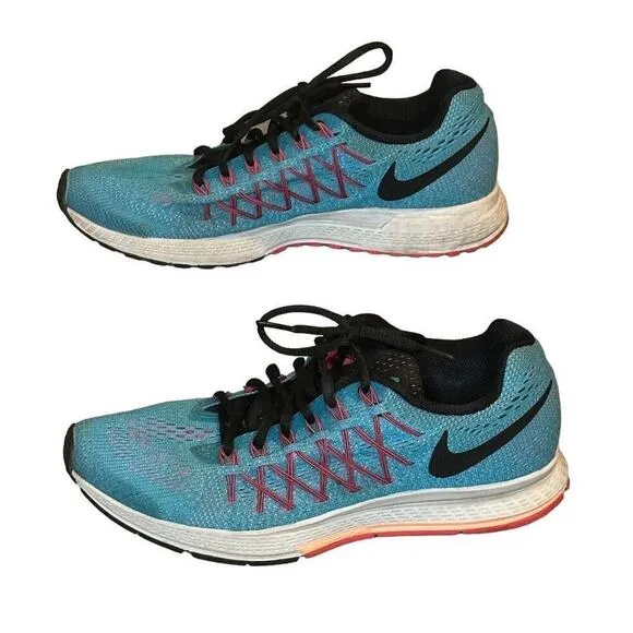 Nike Women's Air Zoom Pegasus 32 Running Shoes Blue Size 8.5