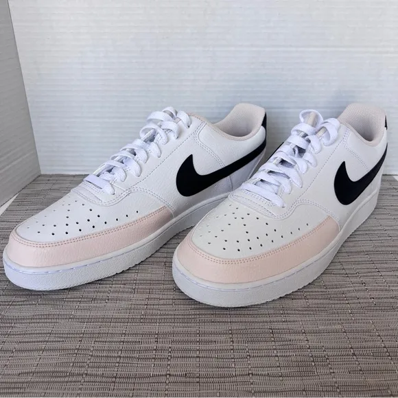 NIKE Womens Court Vision LO Casual Shoes Adult FD0285-100 White/Black-Light NWOB