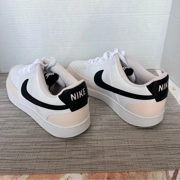 NIKE Womens Court Vision LO Casual Shoes Adult FD0285-100 White/Black-Light NWOB