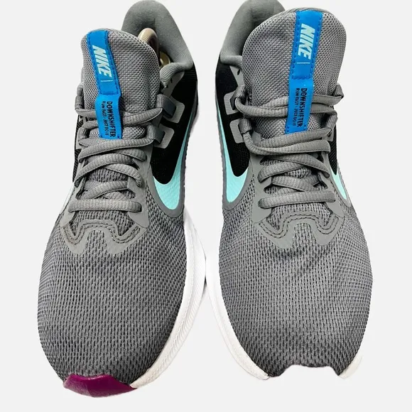 Nike Women’s Downshifter 9 Grey/Agua Running Shoes Size 9 CN2155-001