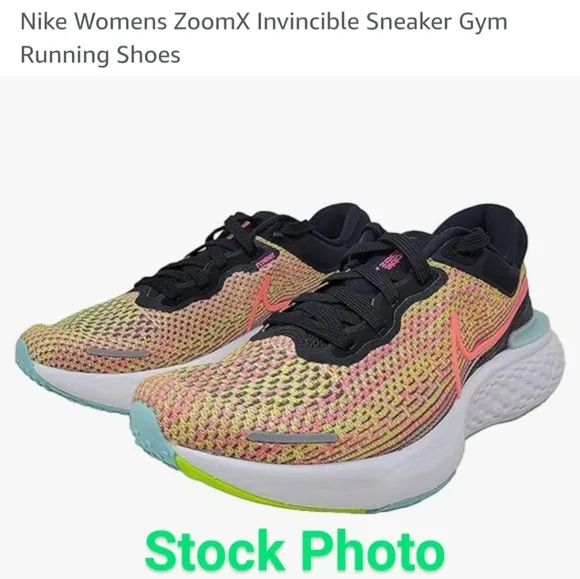 👟Nike Women's Multicolor ZoomX Invincible Running Shoes- Size 8👟
