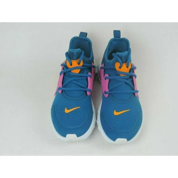 Nike Womens React Presto GS Shoes Running Athletic Blue SZ 5Y = 6.5 W
