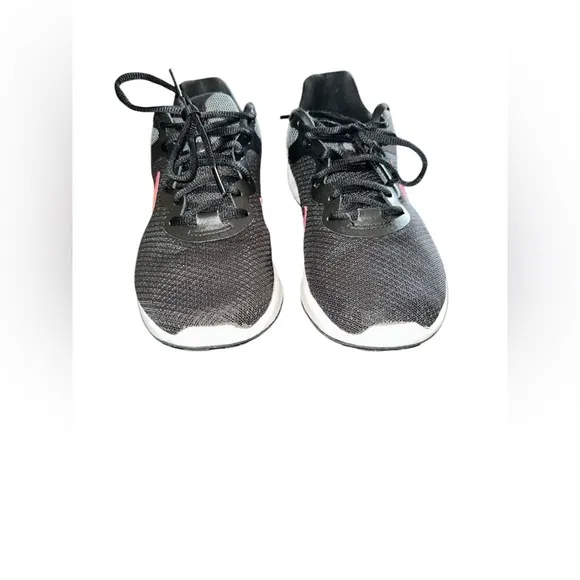 Nike Women's Revolution 6 Next Nature Shoes Black/Hyper Pink-Iron Grey Sz 8 EUC