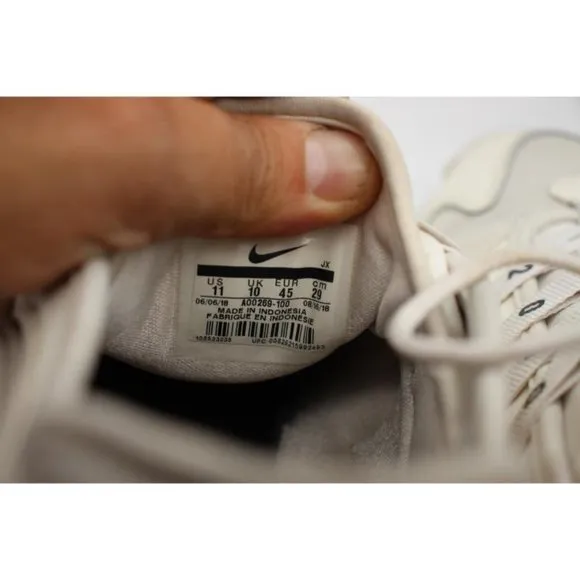 Nike Zoom 2K “Sail White” Men's Size 11 Running Shoes Sneakers AO0269-100