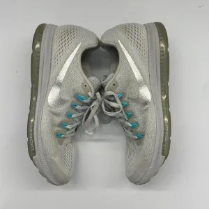 Nike Zoom all out low white with teal running shoes 8.5