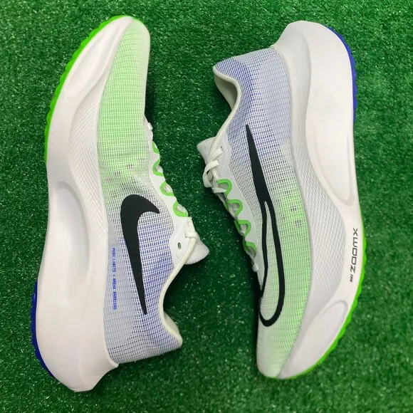 Nike Zoom Fly 5 Low Mens Running Shoes White Green DM8968-101 VNDS Sz 12