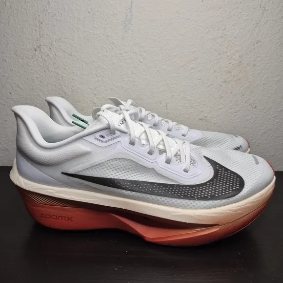 Nike Zoom Fly 6 EK Men's Size 12 Pale Ivory Sail Black Running Shoes HJ7038-100