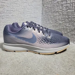 Nike Zoom Pegasus 34 Women's Size 10 Gray Pink Athletic Running Shoes 880560-011