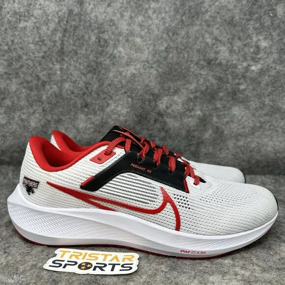 Nike Zoom Pegasus 40 Clark Atlanta Panthers Running Shoes Mens Sz 11 DZ5949-100