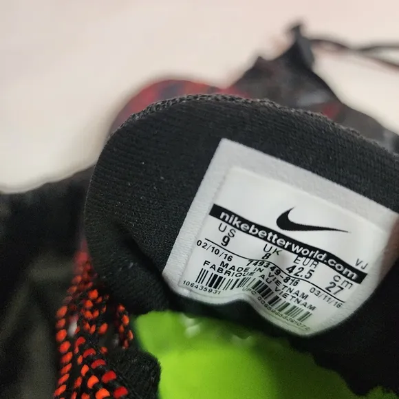 Nike Zoom Rival XC Track &amp; Field Running 749349-816 Shoes Black Orange Size 9