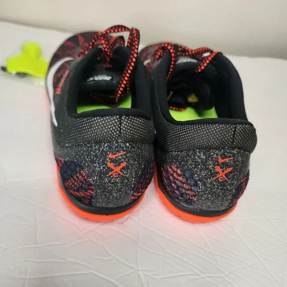 Nike Zoom Rival XC Track &amp; Field Running 749349-816 Shoes Black Orange Size 9