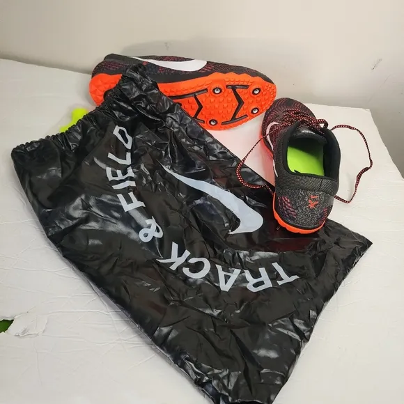 Nike Zoom Rival XC Track &amp; Field Running 749349-816 Shoes Black Orange Size 9