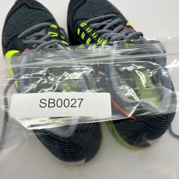 Nike Zoom Structure 18‎ Shoes Mens Size 12 Black Gray Neon Running Sneakers