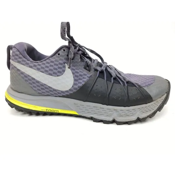Nike Zoom Wildhorse 4 Women's Trail Running Shoes Gray Black Size 8.5
