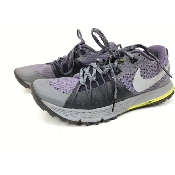 Nike Zoom Wildhorse 4 Women's Trail Running Shoes Gray Black Size 8.5