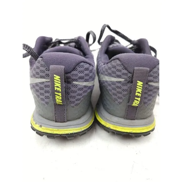 Nike Zoom Wildhorse 4 Women's Trail Running Shoes Gray Black Size 8.5