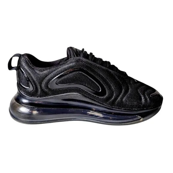 NIKE Air Max 720 &quot;Triple Black&quot; Running Shoes Size 5