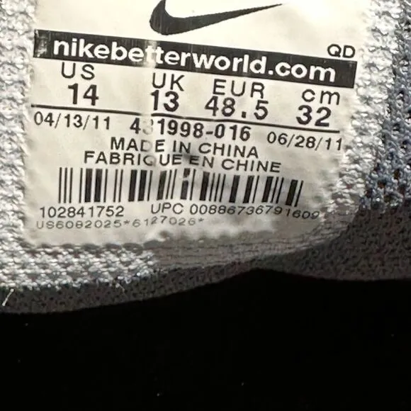 Nike Air Max Mens Size14 Black Renegade Dad Shoes Running Sneakers Trainers