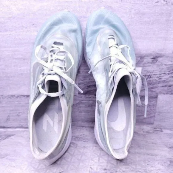 Nike Fly Zoom 3 Running Sneaker Ocean Cube Green Silver Women's sz 9.5