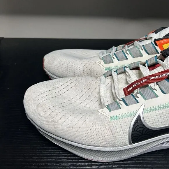 Nike Mens Air Zoom Pegasus 38 DQ4499-101 White Running Shoes Sneakers Size 13