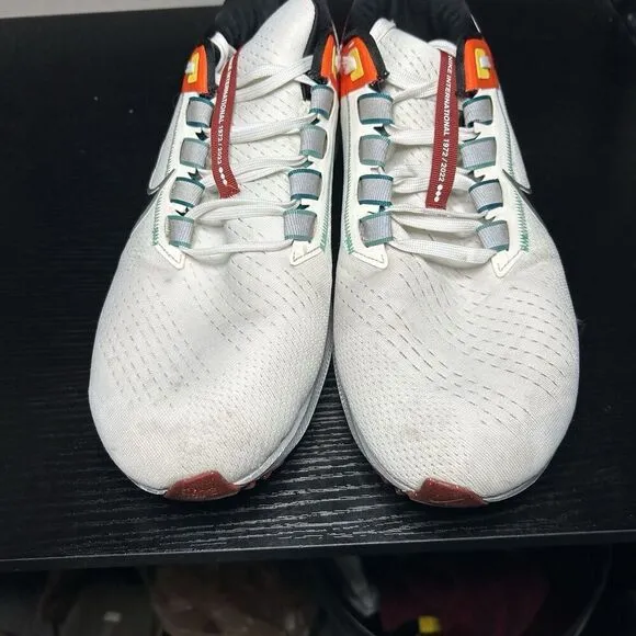 Nike Mens Air Zoom Pegasus 38 DQ4499-101 White Running Shoes Sneakers Size 13