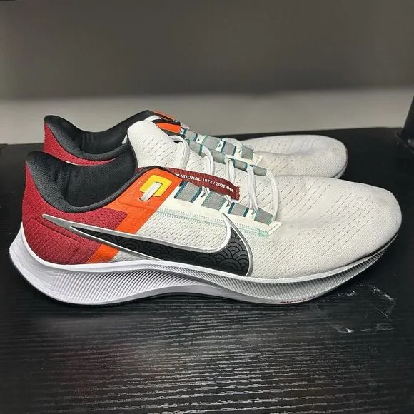 Nike Mens Air Zoom Pegasus 38 DQ4499-101 White Running Shoes Sneakers Size 13