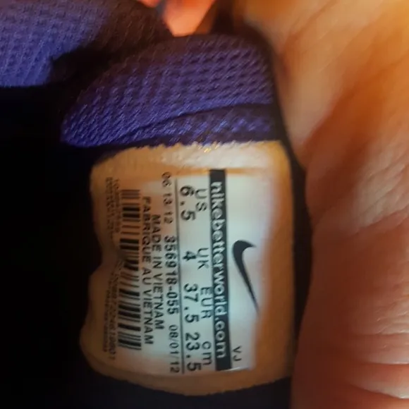 Nike's for Girl's ~ Size 6 1/2