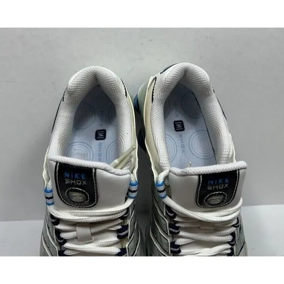 Nike Shox NZ SL Running Shoes 366571-142 White Neptune Blue Women’s Size 9