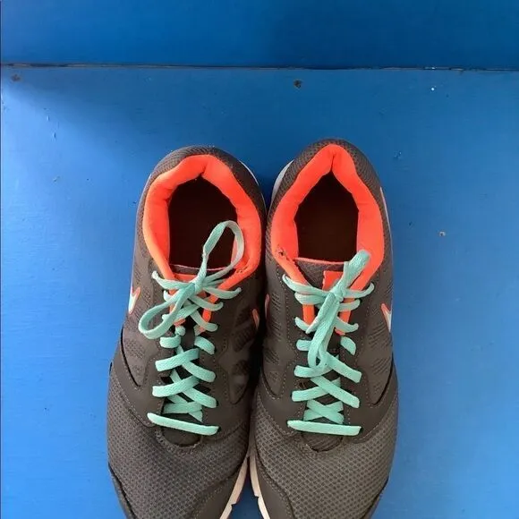 Nike Womens Downshifter Grey Blue Running Shoes