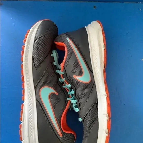 Nike Womens Downshifter Grey Blue Running Shoes