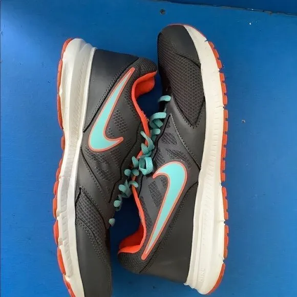 Nike Womens Downshifter Grey Blue Running Shoes