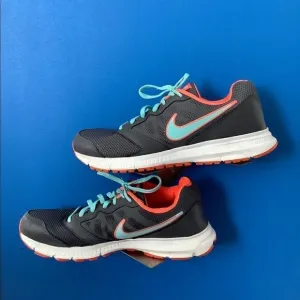 Nike Womens Downshifter Grey Blue Running Shoes