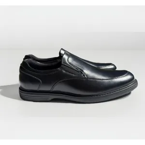 Nunn Bush 84915 Wade Black Work Moc Toe Slip On Men’s 11 M Non Slop Shoes New