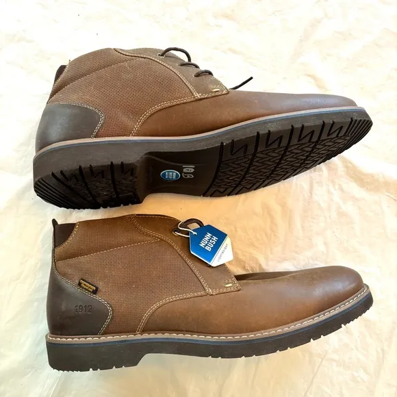 Nunn Bush Denali boots waterproof plain toe Chukka brown SZ 11 M NWT