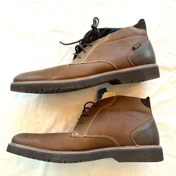 Nunn Bush Denali boots waterproof plain toe Chukka brown SZ 11 M NWT