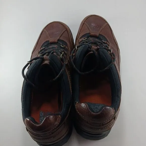 Nunn Bush Men's 11M Brown Leather Oxford Utility Shoe. Rubber Soles.............